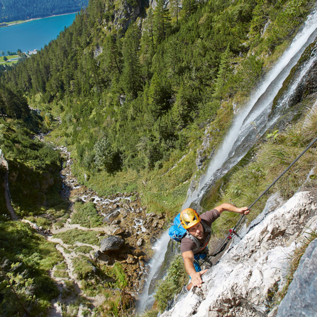 Via ferrata Dalfazer waterfall 