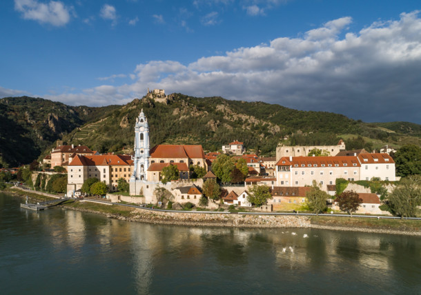     View of Dürnstein in the Wachau region 