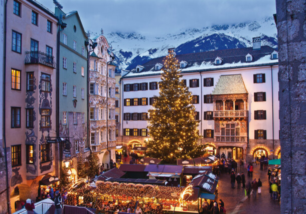 Christkindlmarkt in der Innsbrucker Altstadt 