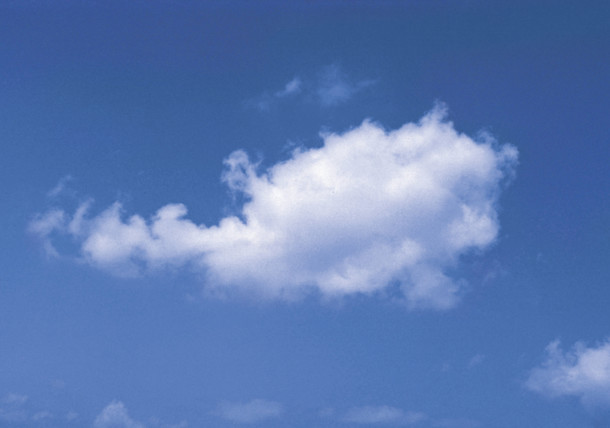 Cloud in the shape of Austria 