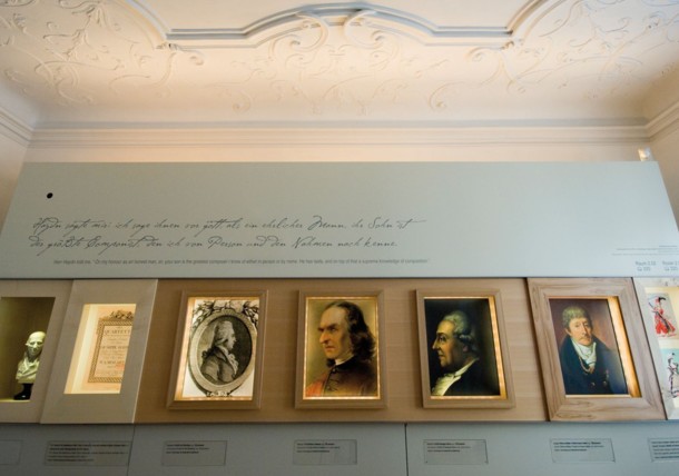     Mozart's musical colleagues at the Mozarthaus / Vienna