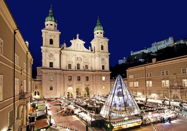 Salzburger Christkindlmarkt, Domplatz / Domplatz, Salzburg
