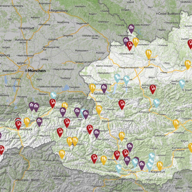Interaktive Karte Österreich 
