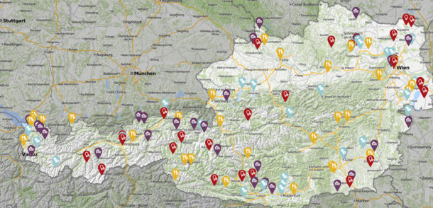     Interaktive Karte Österreich 