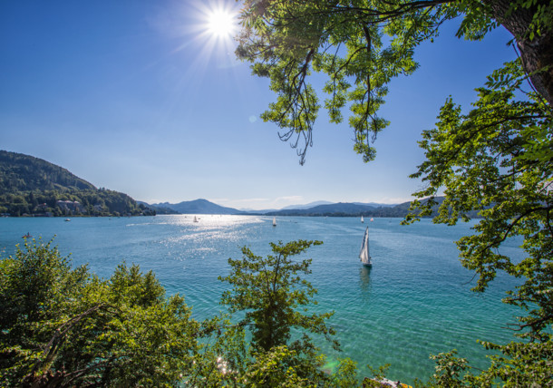     Blick auf den Wörthersee / Wörthersee