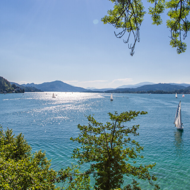 Озеро Вёртерзее в Каринтии / Wörthersee