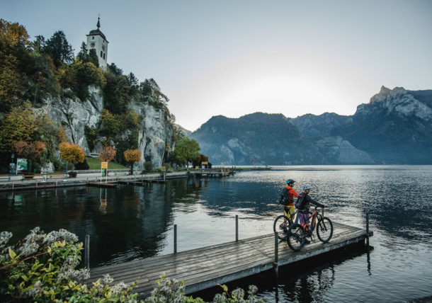     Cycle break in Traunkirchen am Traunsee 