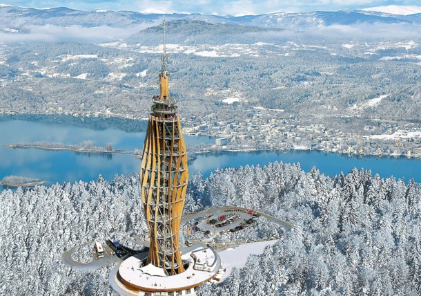 Pyramidenkogel in Winter 