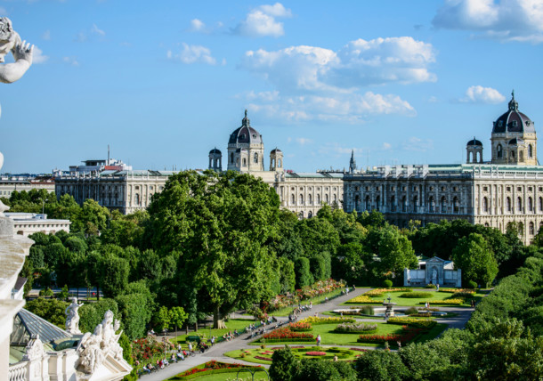     Blick auf das Kunsthistorische und Naturhistorische Museum 