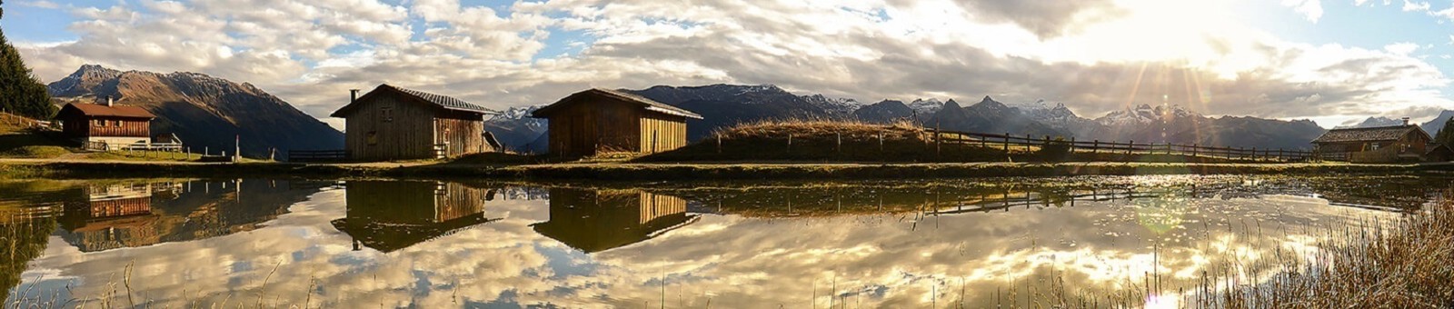     Lake Fritzen in the Montafon 