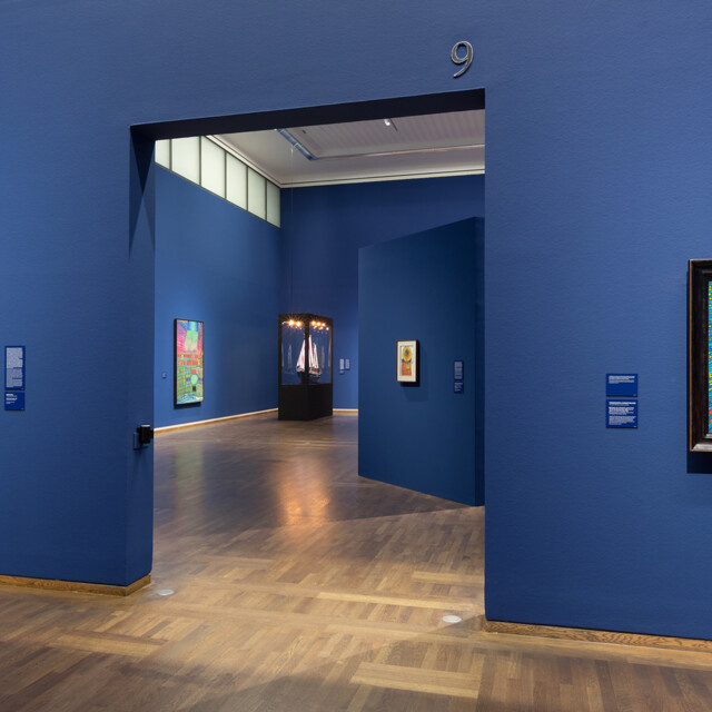     Exhibition view Hundertwasser - Schiele, Imagine Tomorrow / Leopold Museum Vienna
