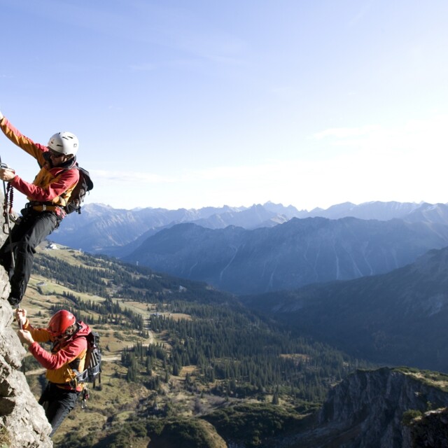 Klettern im Kleinwalsertal 