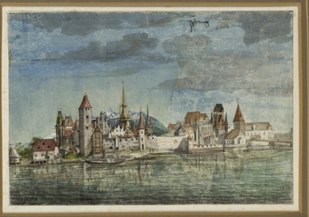     Albrecht Dürer, Innsbruck von Norden, um 1495 