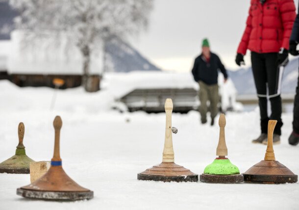 Curling at Lake Weissensee