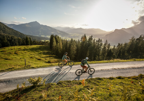     Out and about by mountain bike in the region of St. Johann in Tirol / St. Johann in Tirol