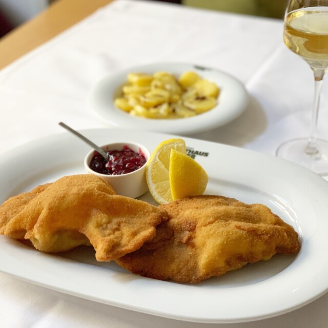 Plachutta's original Viennese veal schnitzel 