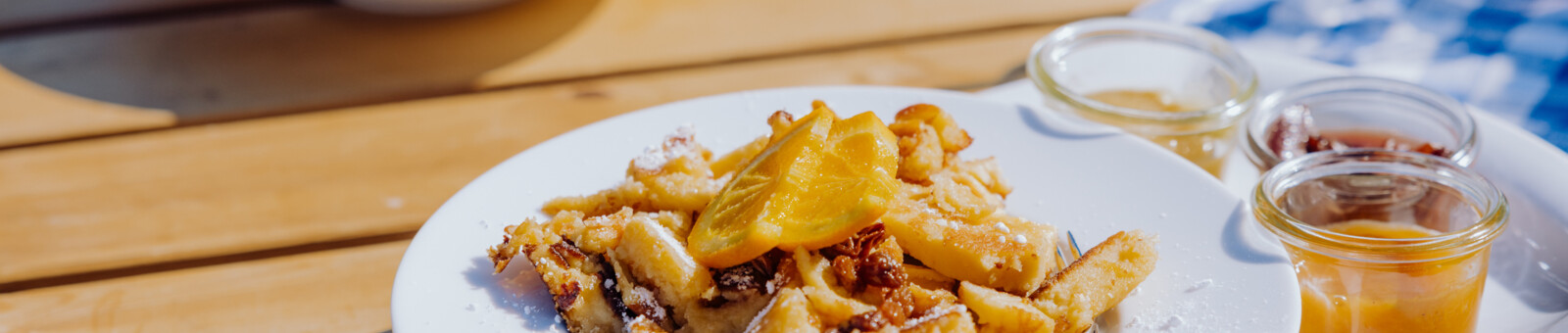     Kaiserschmarren at a hut in the Saalfelden-Leogang Ski Circus 