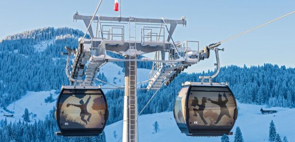     SkiWelt gondolas 