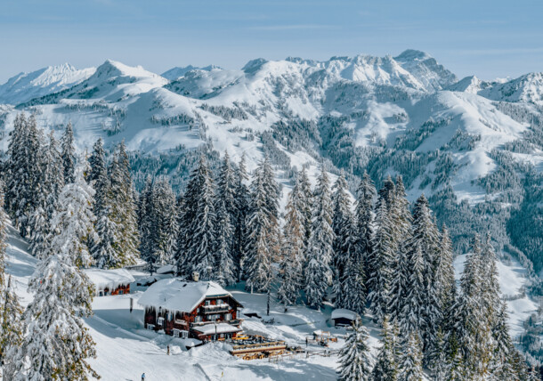     Ski hut Hahnenkamm Winter Gasthaus 