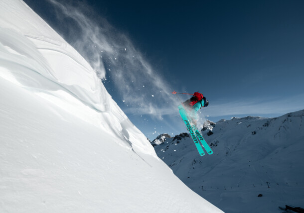     Freeriding in the Ischgl ski resort / Ischgl