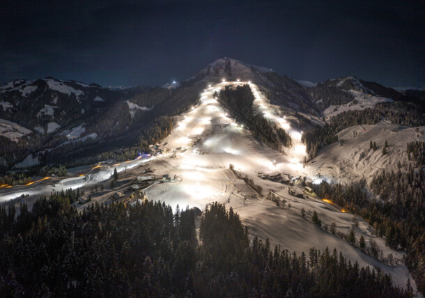     SkiWelt Wilder Kaiser - Brixental, SkiWelt Söll, night skiing / Söll in Tyrol